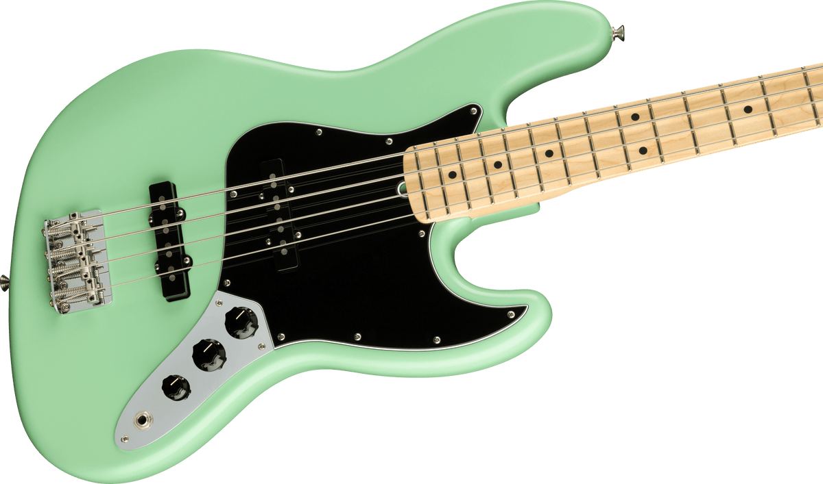 Fender American Performer Jazz Bass MN Satin Surf Green
