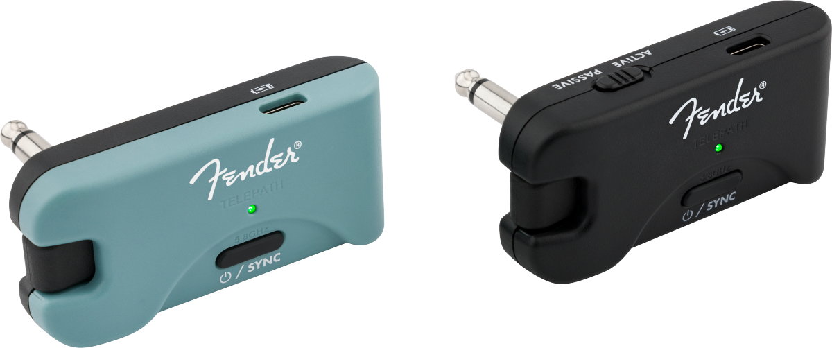 Fender Telepath Wireless Mystic Ice Blue and Black