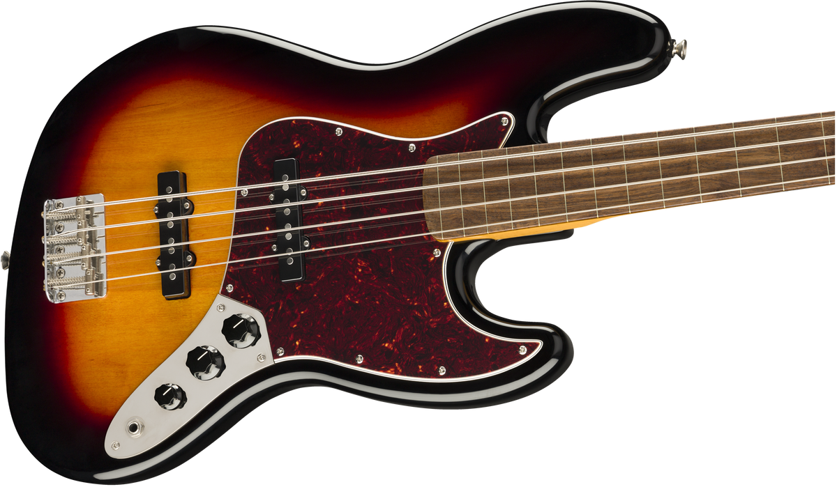 Squier Classic Vibe 60s Jazz Bass Fretless 3TS