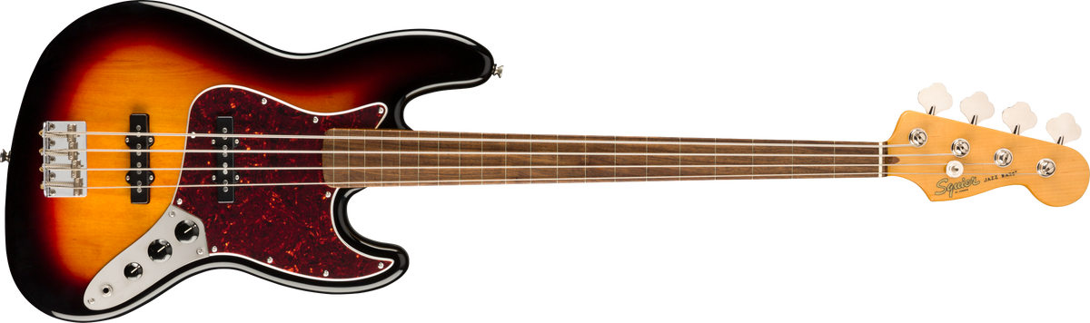 Squier Classic Vibe 60s Jazz Bass Fretless 3TS