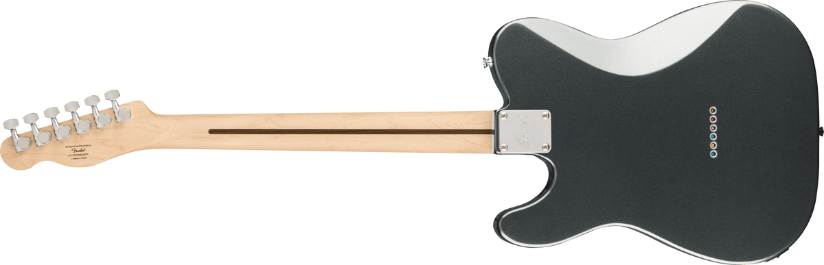 Squier Affinity Telecaster Deluxe LRL Charcoal Frost Metallic