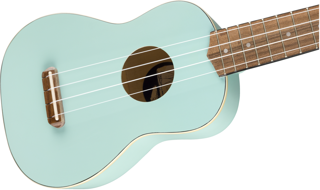 Fender Venice Soprano Ukulele WN Daphne blue