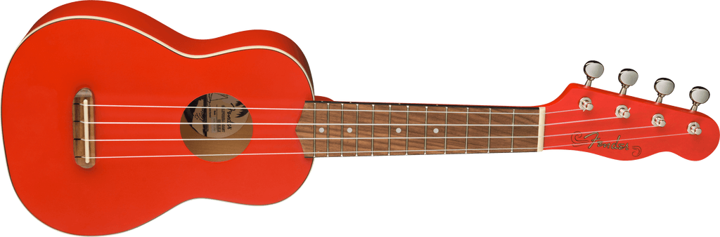 Fender Venice Soprano Ukulele FSR WN Fiesta Red