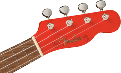 Fender Venice Soprano Ukulele FSR WN Fiesta Red