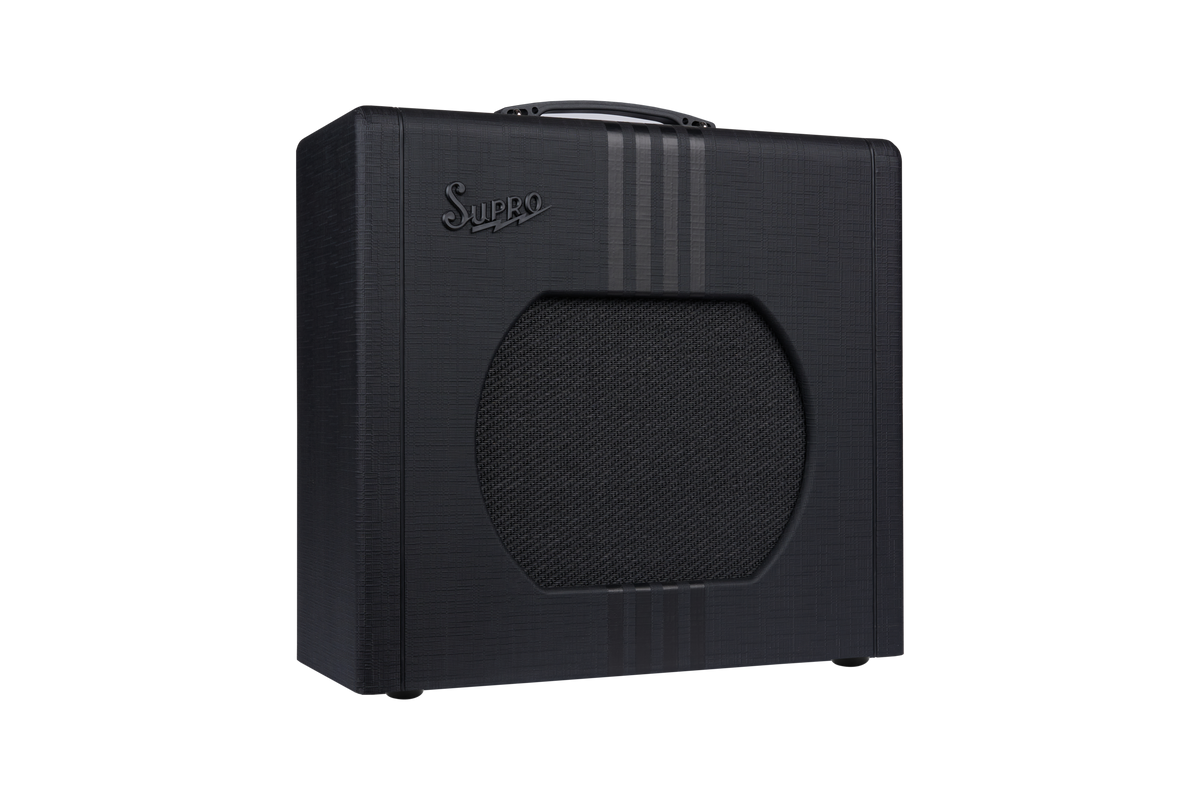 Supro Delta King 12 Black &amp; Black