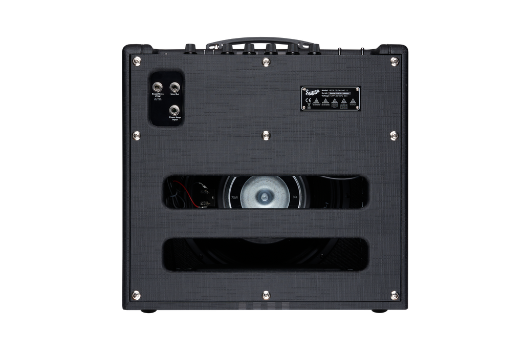 Supro Delta King 12 Black &amp; Black