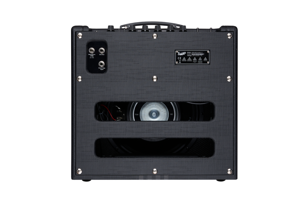 Supro Delta King 12 Black &amp; Black