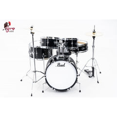 Pearl Roadshow Junior C31 Jet Black con hardware e piatti