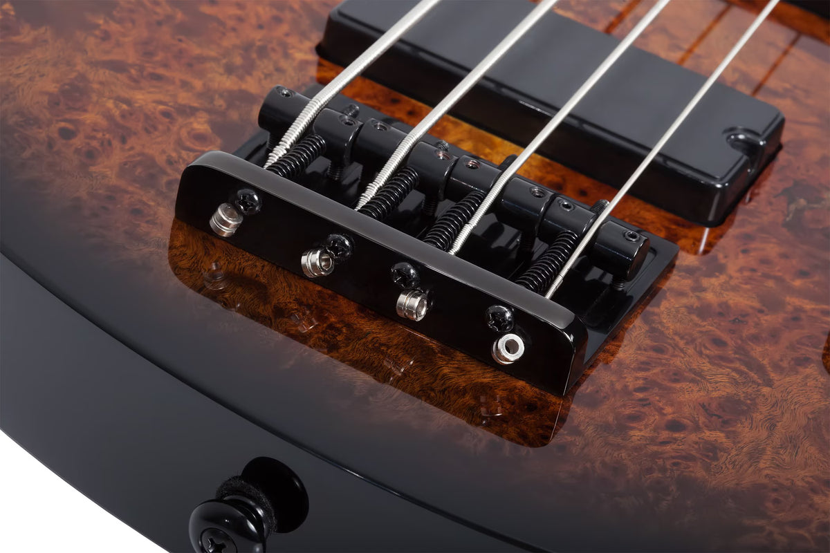 Schecter C4 Standard Tobacco Burl