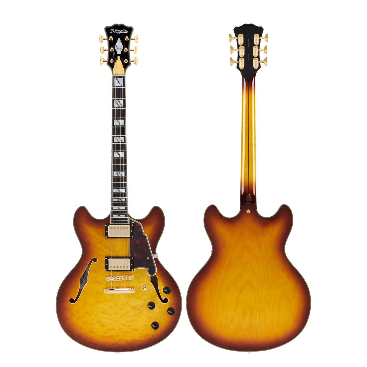 D'Angelico Excel DC XT Iced Tea Burst
