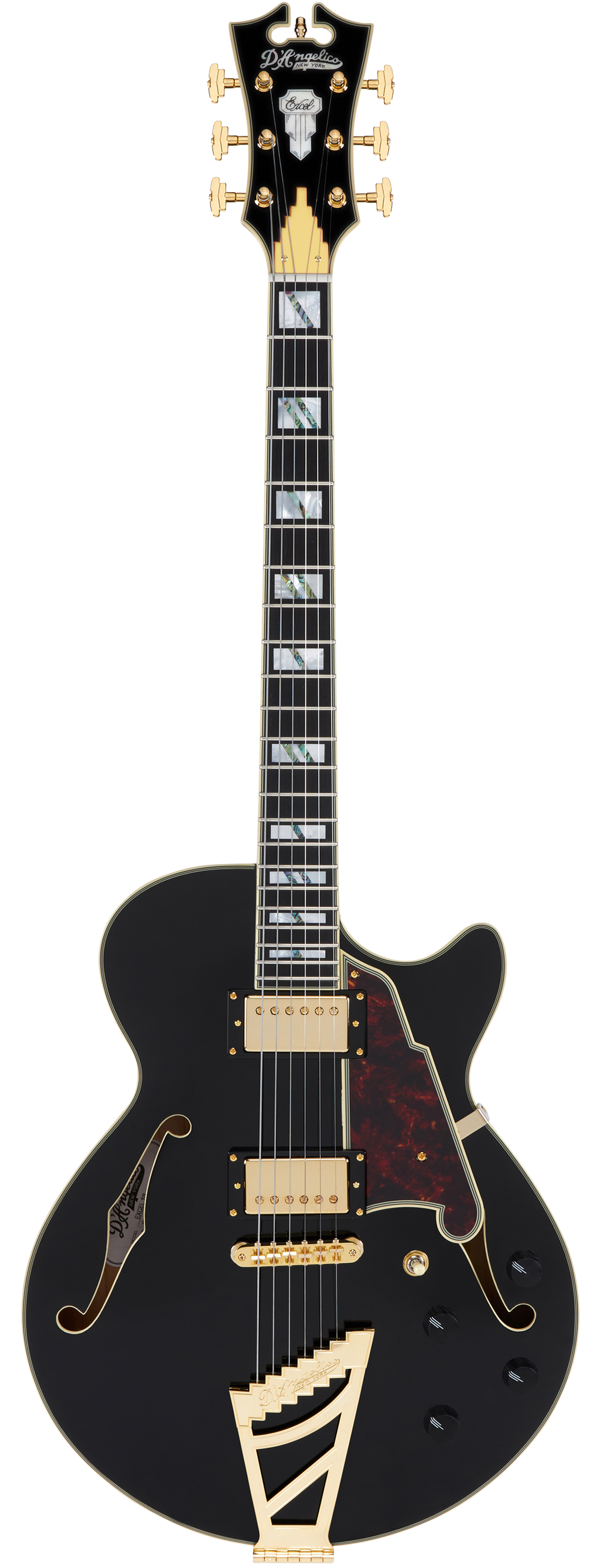 D'Angelico Excel SS Solid Black