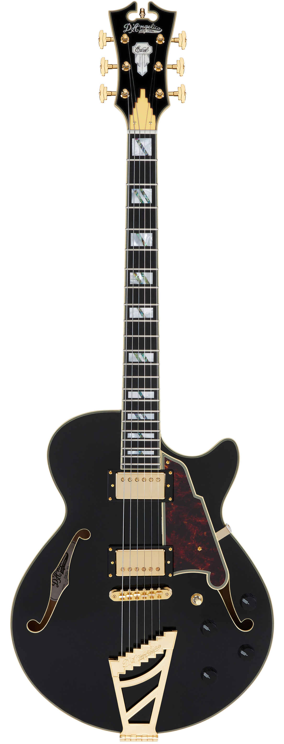 D'Angelico Excel SS Solid Black
