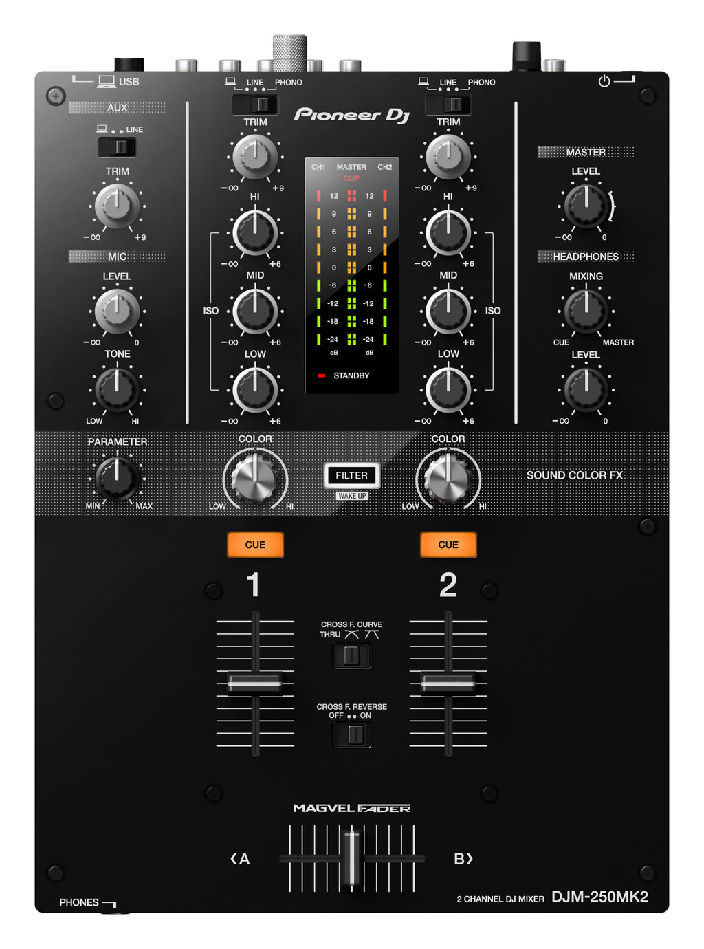 Pioneer Dj DJM-250 MK2 Black