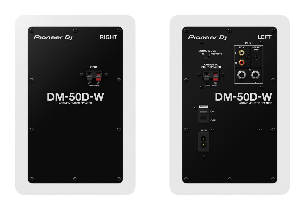 Pioneer Dj DM-50D W (White)