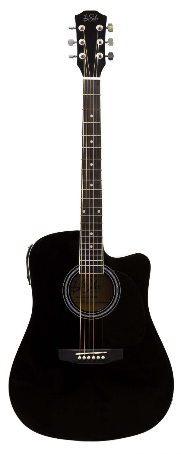 De Salvo AG1CEQ Dreadnought EQ Black