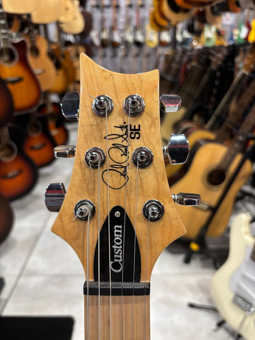 PRS SE Custom 24 Vintage Maple LTD Dark Cherry