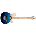 Sterling Music Man Axis AX3 Quilted Maple Spectrum Blue