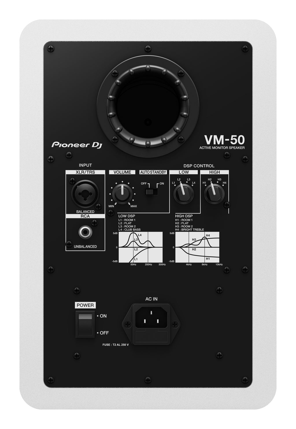 Pioneer Dj VM-50-W White (coppia)