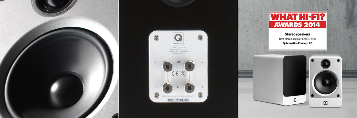 Q Acoustics Concept 20 Black (Coppia)