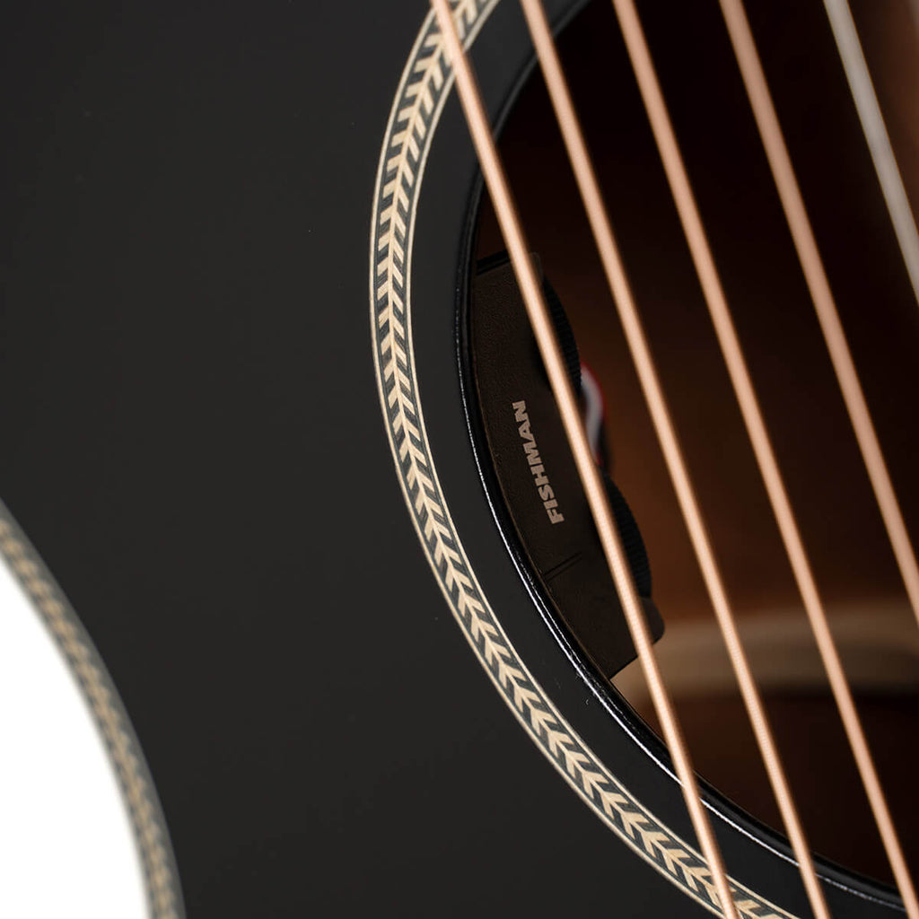 CORT ESSENCE GA4 Black Top Semi Gloss