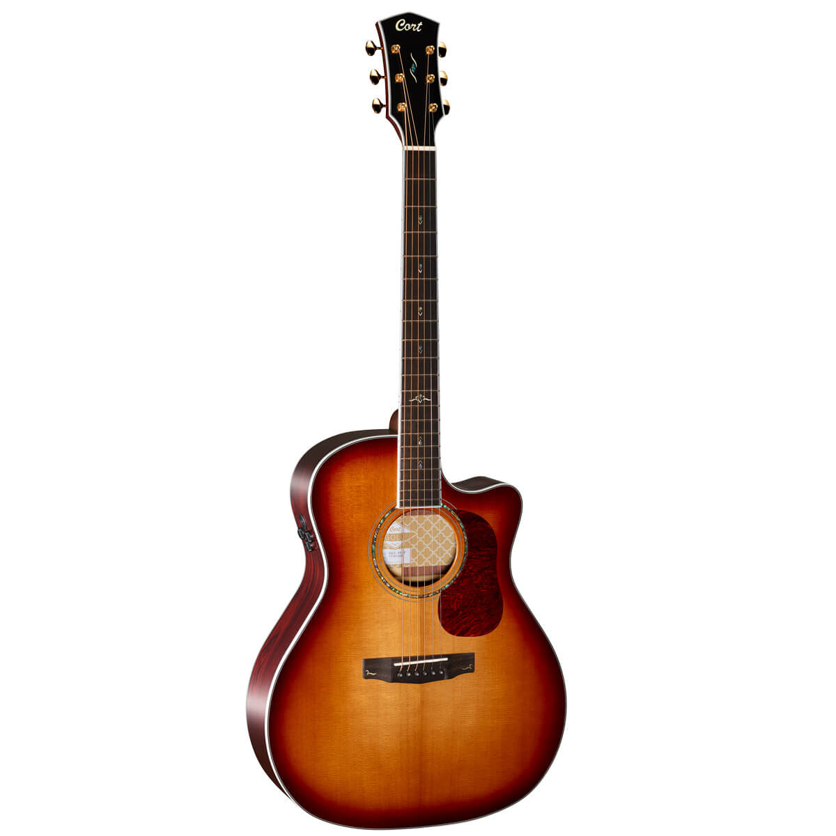 Cort GOLD A8 ELECT Light Burst Gloss