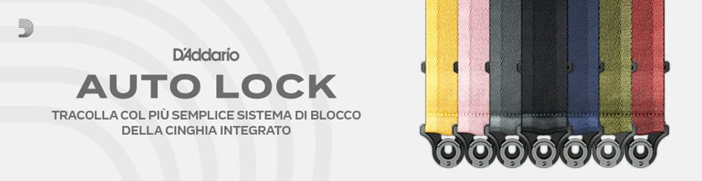 D'Addario Auto Lock Straps